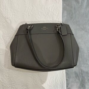 COACH Brooke Carryall Purse - GREAT Condition - Grey - NO DETACHABLE STRAP